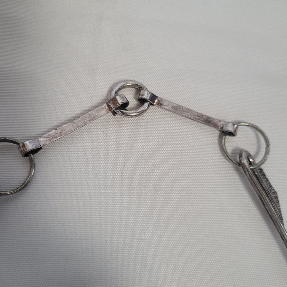 Vintage Hmong Miao Silver Metal Ceremonial  Etched Elephant Collar Necklace - Picture 2 of 11